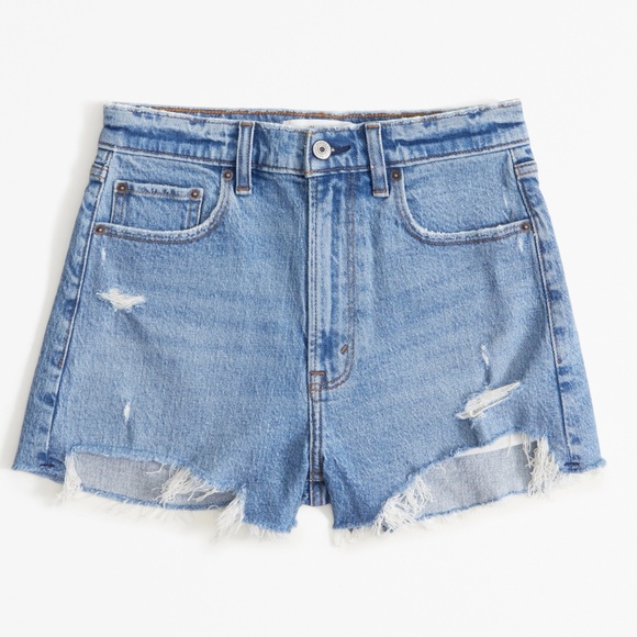 Abercrombie high rise mom shorts - Picture 6 of 7